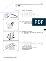 Oil Pump Assy (1Az-Fe) : Overhaul