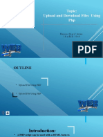 Upload and Download Using PHP