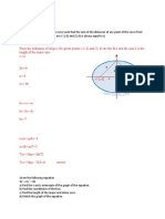 Analytic Geometry Parabola Problems