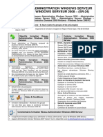 Formation Reseau Administration Windows 2008 Serveur