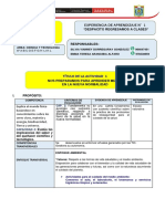 Sesión 1 CT Cuarto Grado PDF