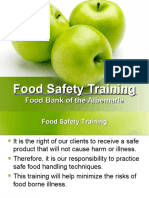 Food Safety Training For All Programs and Agencies