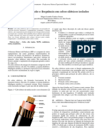 Surtos de Alta Tensão e Frequência em Cabos Elétricos Isolados - Magno Soares