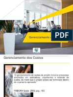 Gerenciamento de Projetos 5 Aula - Custo