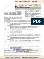 Septiembre - 6to Grado Ciencias Naturales22-23