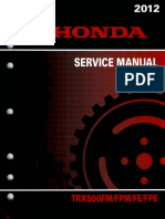 Honda Foreman 500 Service Manual 2012 Trx500 9466426