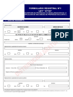 Formulario Registral 1 - Sunarp