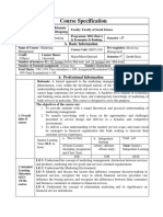 Course Specification-MKTG-2401 - MSH