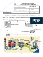 Examen Thermo Energ M1 2021