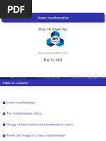 Chapter 4 Linear Transformation