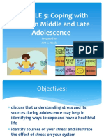 MODULE 5 Coping With Stress in MIddle and Late Adolescence