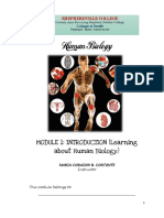 Module-1-Introduction To Human Biology