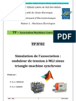 Université Djillali Liabès de Sidi Bel-Abbès Faculté de Génie Electrique Département D'electrotechnique Master 1: Machines Electriques