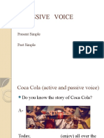 PASSIVE VOICE - Present Simple and Past Simple