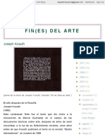 Kosuth El Arte Despues de La Filosofia