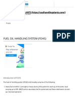 Fuel Oil Handling System (FOHS) - HFO - LDO - LSHS