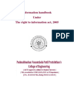 Information Handbook Under The Right To Information Act, 2005