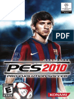 Konami PES 2010 - Pro Evolution Soccer User Manual