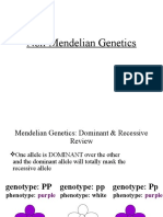 Non-Medelian - Genetics Tunay