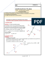 Transformations Du Plan Cours 2 2