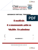 Virtual Training Handbook I - English Communication Skill Training