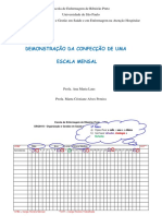 Demonstração Da Elaboração Da Escala