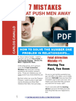 7 Mistakes That Push Men Away