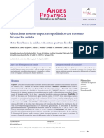 Alteraciones Motoras en Pacientes Pediátricos Con Trastorno Del Espectro Autista