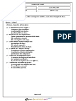 Devoir de Contrôle N°1 - Économie - 2ème Economie & Services (2017-2018) Mme Nourhene Belhouchette