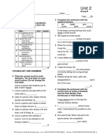 Focus3 2E MiniMatura Unit2 GroupB 2kol