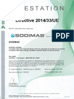 Directive 2014/33/UE: Attestation