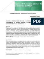 Contemporaneidade, Democracia e Decisão Judicial