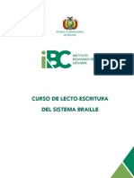 Curso de Lecto-Escritura Braille Ibc