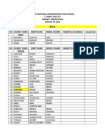 S.Y. 2022-2023 Stem 11 Attendance