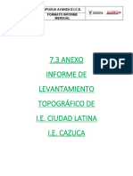 7.3 Informe de Topografia