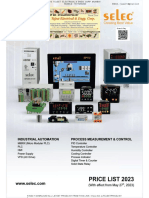 Selec Timer, Controller, PLC, VFD, Meters Price List Wef 27-05-2023