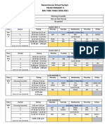 Bsu Timetable (Ey-V)