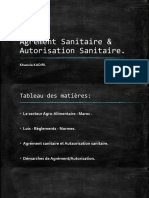 Agrément Sanitaire Et Autorisation Sanitaire