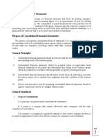 Consolidated Statement ORG