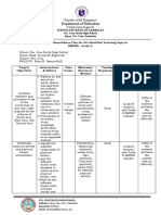 SCSHS - Intervention Plan in Mapeh9