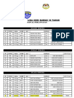 2nd Fixtures U - 18 League