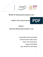 Módulo 18.: Sistema Penal Acusatorio y Oral