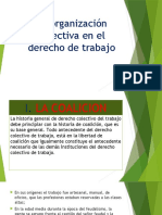 La Organizacion Colectiva en El Derecho de Trabajo