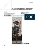 OFERTA PROYECTO INSTALACION Y DESARMADO DE TORRE DE 9m - HASKELL - FERMIC TLAHUAC