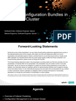 Pushing Configuration Bundles in An Indexer Cluster