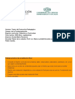 Trabajo Final. Didactica y Curriculum PDF