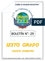 Boletin N°29 - Sexto Grado