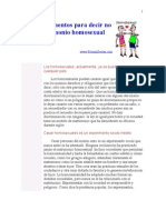 Doce Argumentos para Decir No Al Matrimonio Homosexual