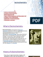 Electrochemistry 