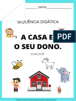 Sequencia Didatica A Casa e o Seu Dono